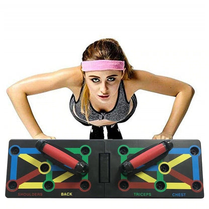 9-in-1 Push Up Board – Home Workout